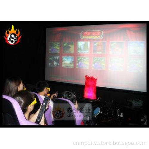Exciting 7D Digital Cinema System with Interactive Gun Shoo